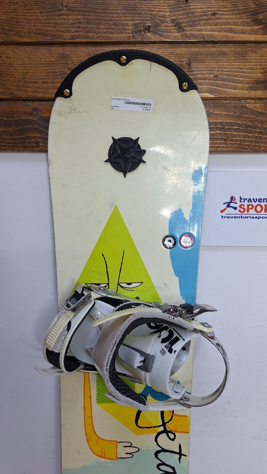 Rome Detail 149 cm Snowboard +Ride M Bindings Snowboard Winter Snow Adventure