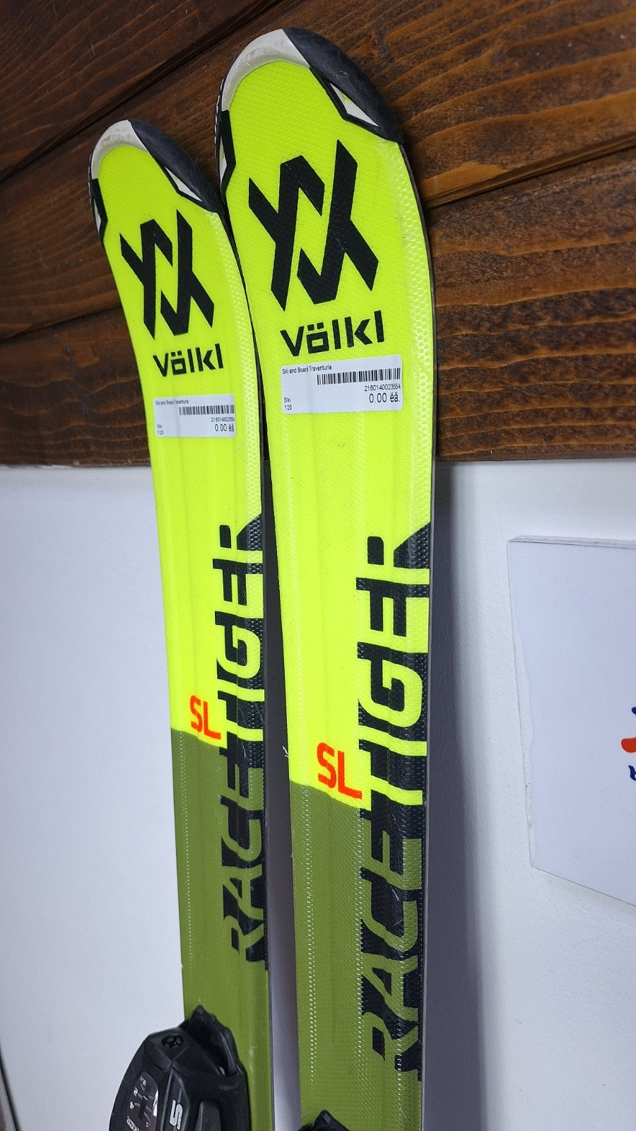 Völkl Racetiger 13 SL 120 cm Ski + Marker 4.5 Bindung Wintersport Schneespaß