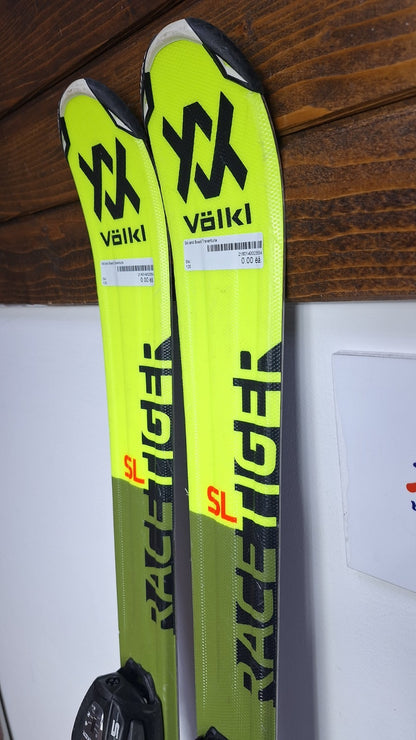 Völkl Racetiger 13 SL 120 cm Ski + Marker 4.5 Bindung Wintersport Schneespaß