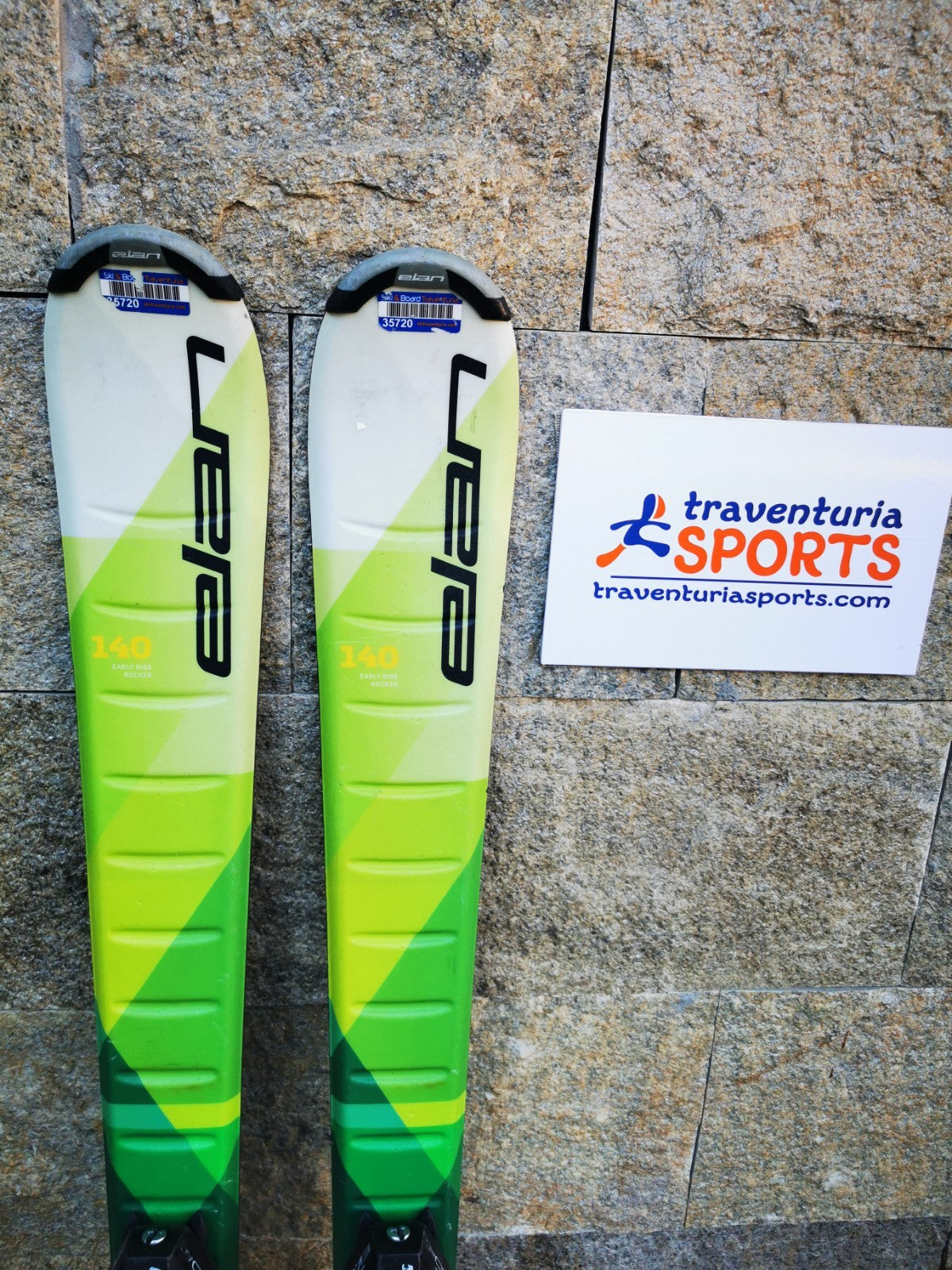 Elan Explore Pro QS 140cm  Ski + Elan EL 7.5 Bindings Adventure Winter Sport