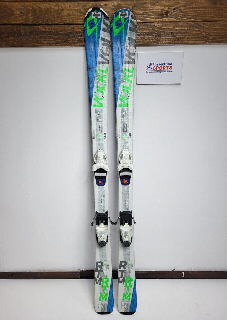 Volkl RTM 149 cm Ski + Elan 7.5 Bindings Fun Snow Winter Sport Piste BSL