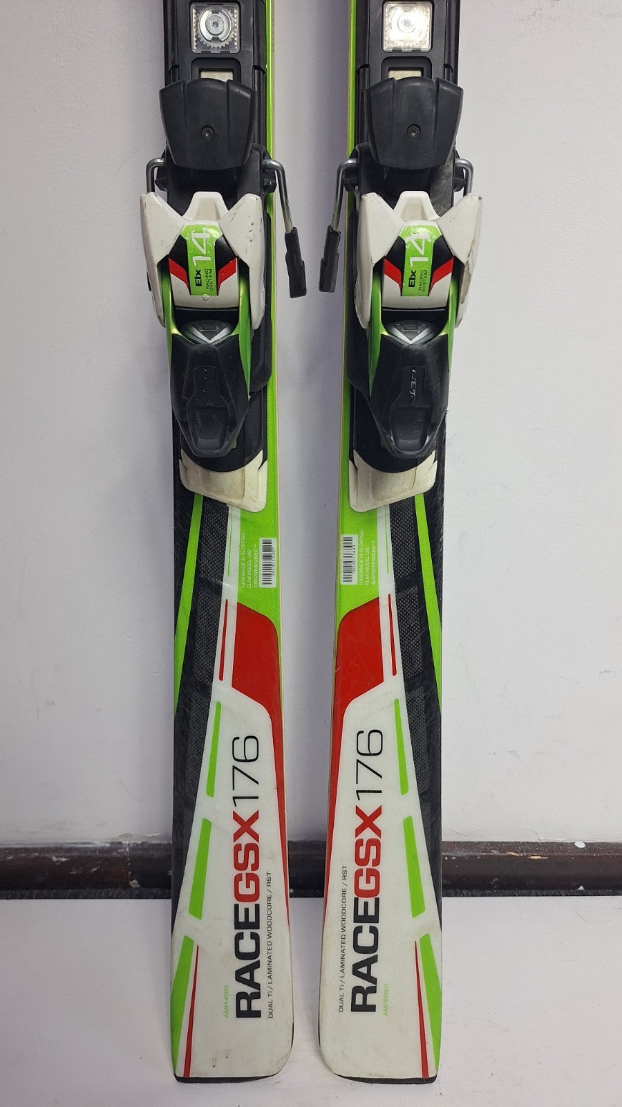 Elan Race GSX 176 cm Skis + Elan 14 Bindings Winter Fun Snow