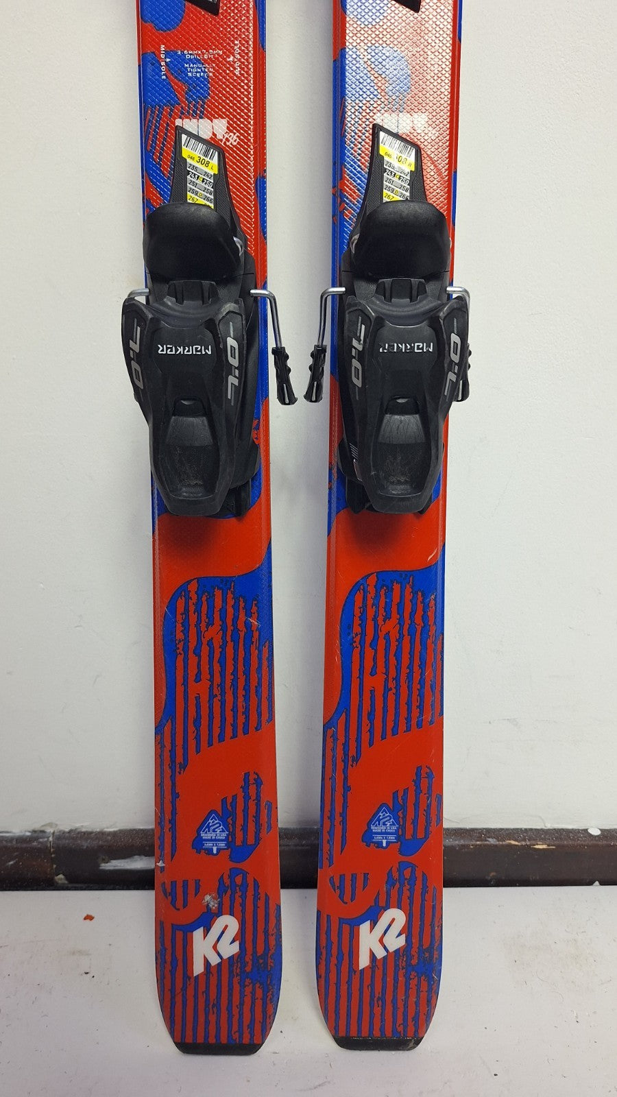 K2 Indy 136cm Ski + Marker 4.5 Bindings Winter Sport