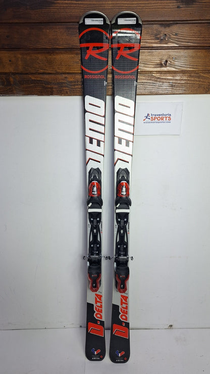 Rossignol D-delta 163cm  Ski + Look 10 Bindings Winter Sport Fun Snow