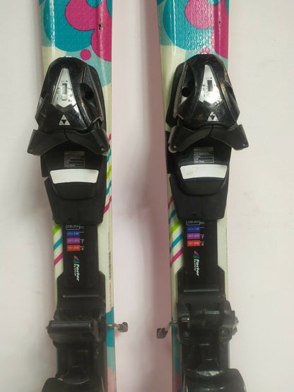 Elan Lil Magic 110 cm Ski + Fischer 4.5 Bindungen Wintersport Schnee