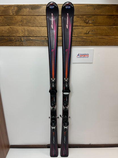 Nordica Fate 170 cm Ski + Nordica 12 Bindungen Winter Schneesport Outdoor Spaß