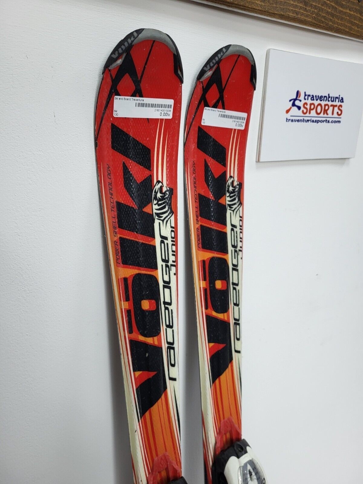 Völkl Racetiger GS R JR 130 cm Ski + Marker 7 Bindungen Wintersport Schneespaß