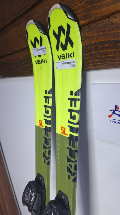 Völkl Racetiger 13 SL 120 cm Ski + Marker 4.5 Bindung Wintersport Schneespaß