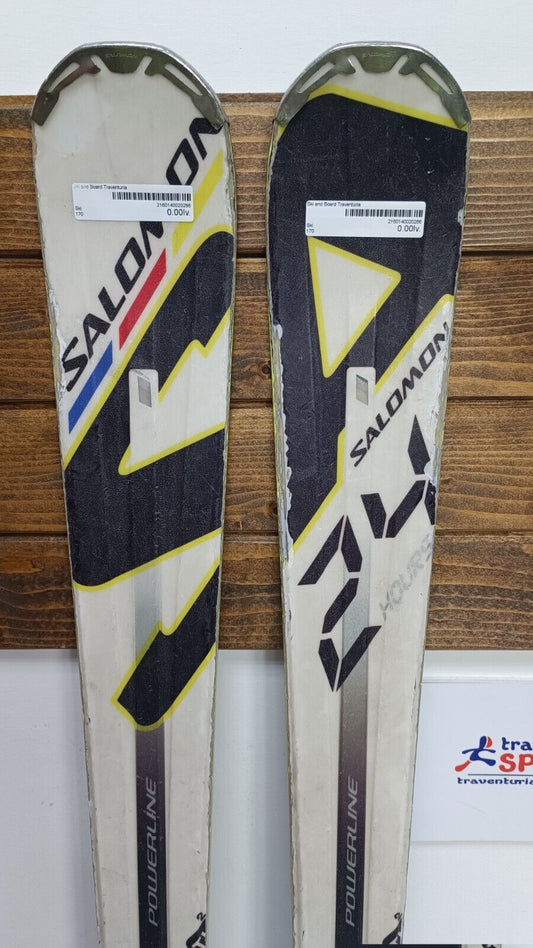 Salomon 24 HRS 170 cm Ski + Salomon 12 Bindungen Wintersport Abenteuer