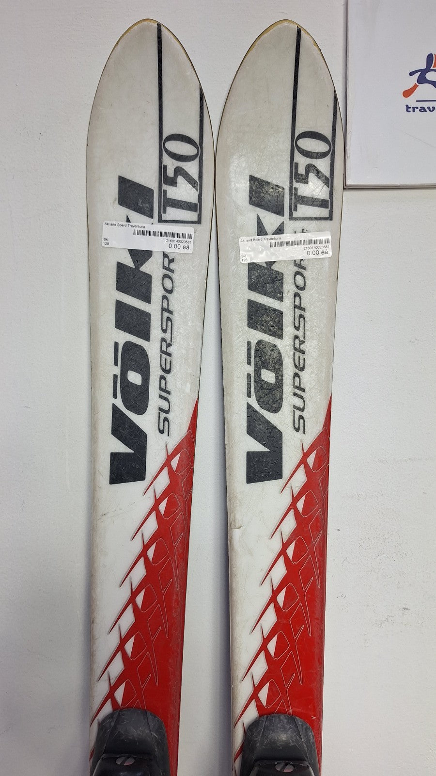 Volkl T50 Supersport JR 128cm Ski + Tyrolia 7 Bindings Winter Sport Fun