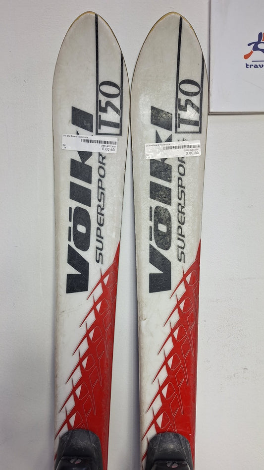 Volkl T50 Supersport JR 128cm Ski + Tyrolia 7 Bindings Winter Sport Fun
