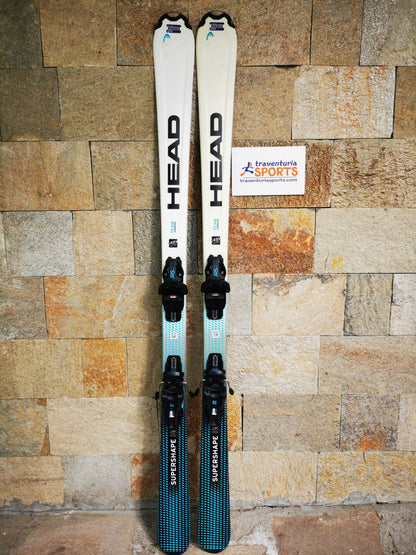 HEAD Supershape Team Easy 157cm  Ski + HEAD 7.5 Bindings  Winter Sport