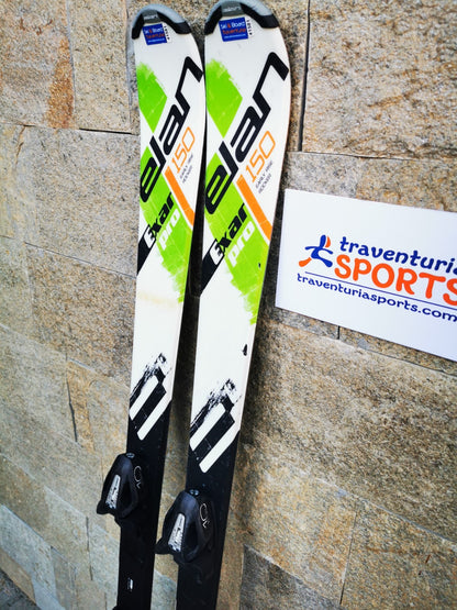 Elan Exar Pro 150cm  Ski + Elan  ESR 10 Bindings Adventure Winter Sport