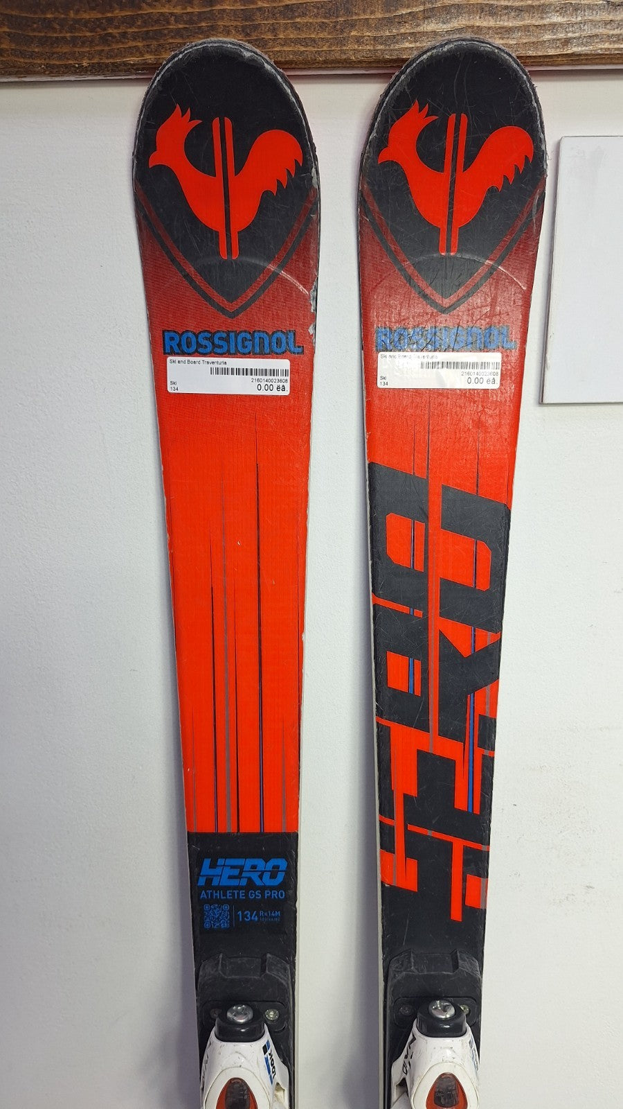 Rossignol HERO Athlete GS Pro 134 cm Ski + Look NX 10 Bindungen Wintersport Schnee