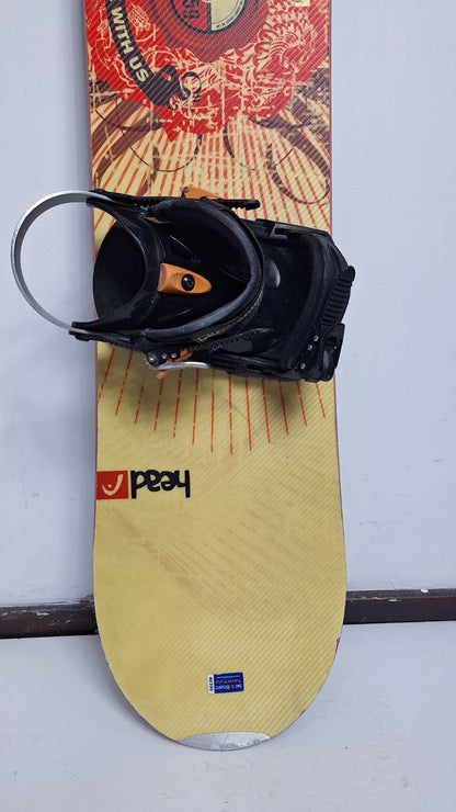 HEAD Rocka 4D 159 cm Snowboard + HEAD Rental L Bindings Winter Sport Fun Outdoor