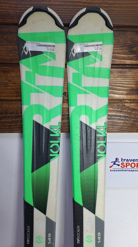 Volkl RTM 149 cm Ski + Marker 10 Bindings Fun Snow Winter Sport Piste