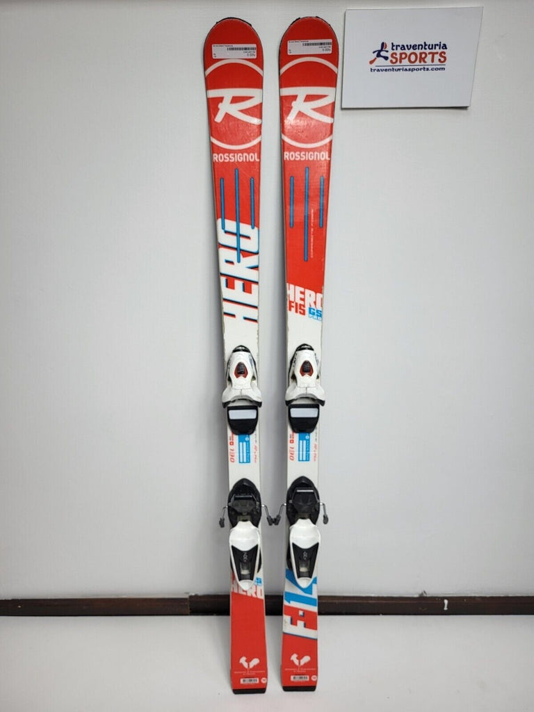 Sci Rossignol Hero FIS Pro 130 cm + attacchi Look 7 Divertimento invernale