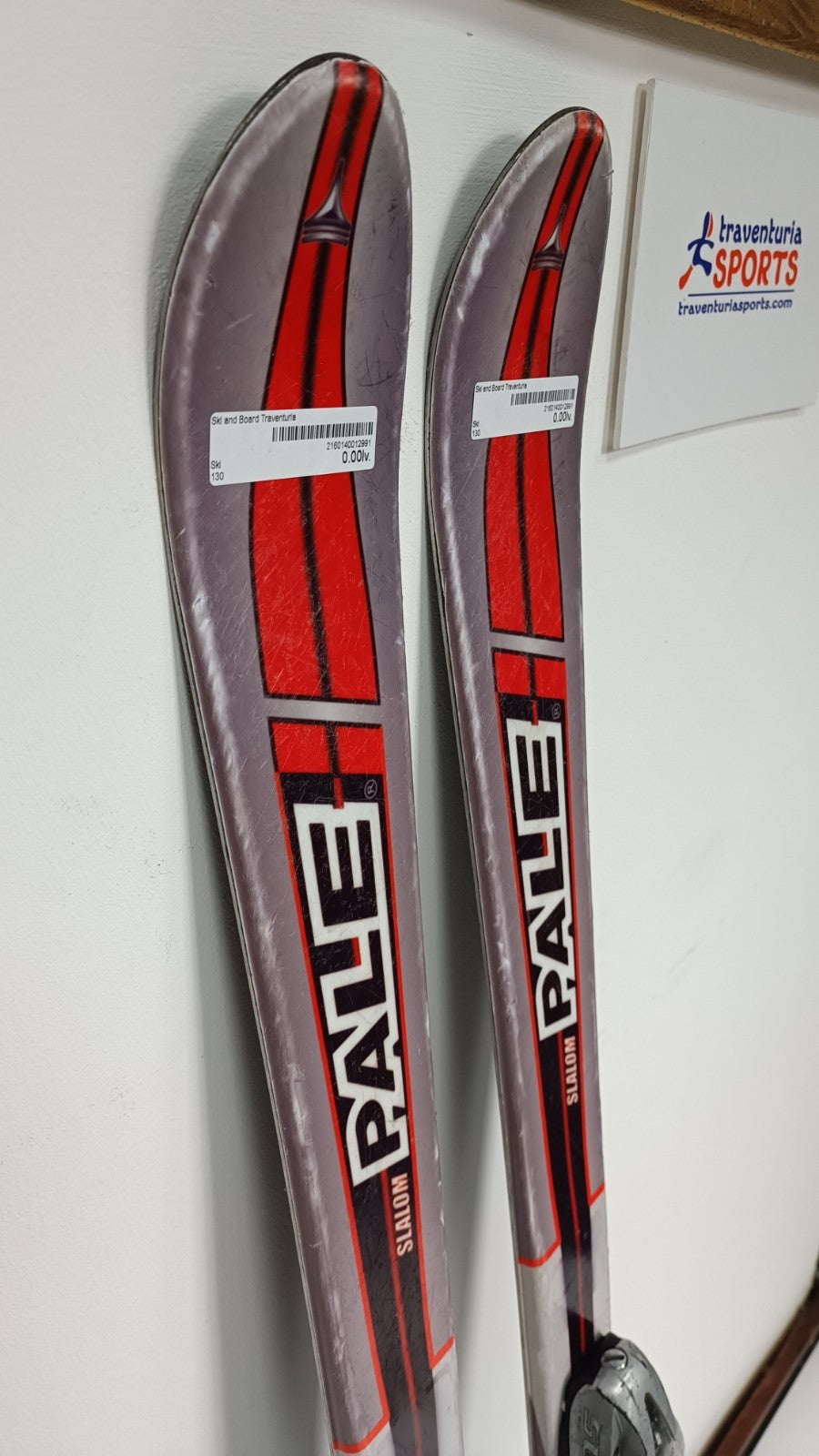 Pale Slalom 130 cm Ski + Tyrolia 4.5 Bindungen Winterspaß Schnee