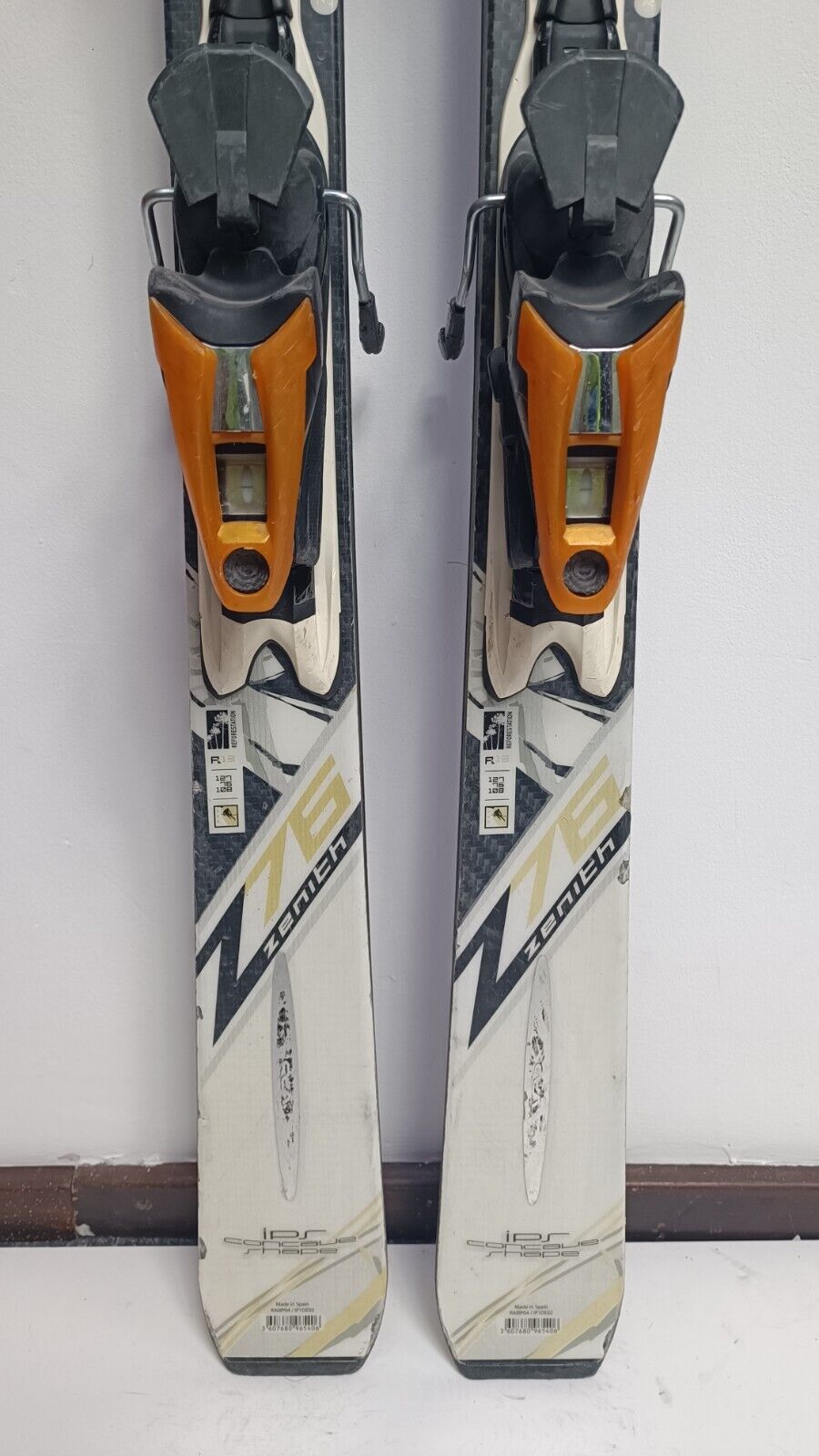 Rossignol Zenith 76 162 cm Ski + Rossignol 12 Bindungen Wintersport-Spaß-Ski