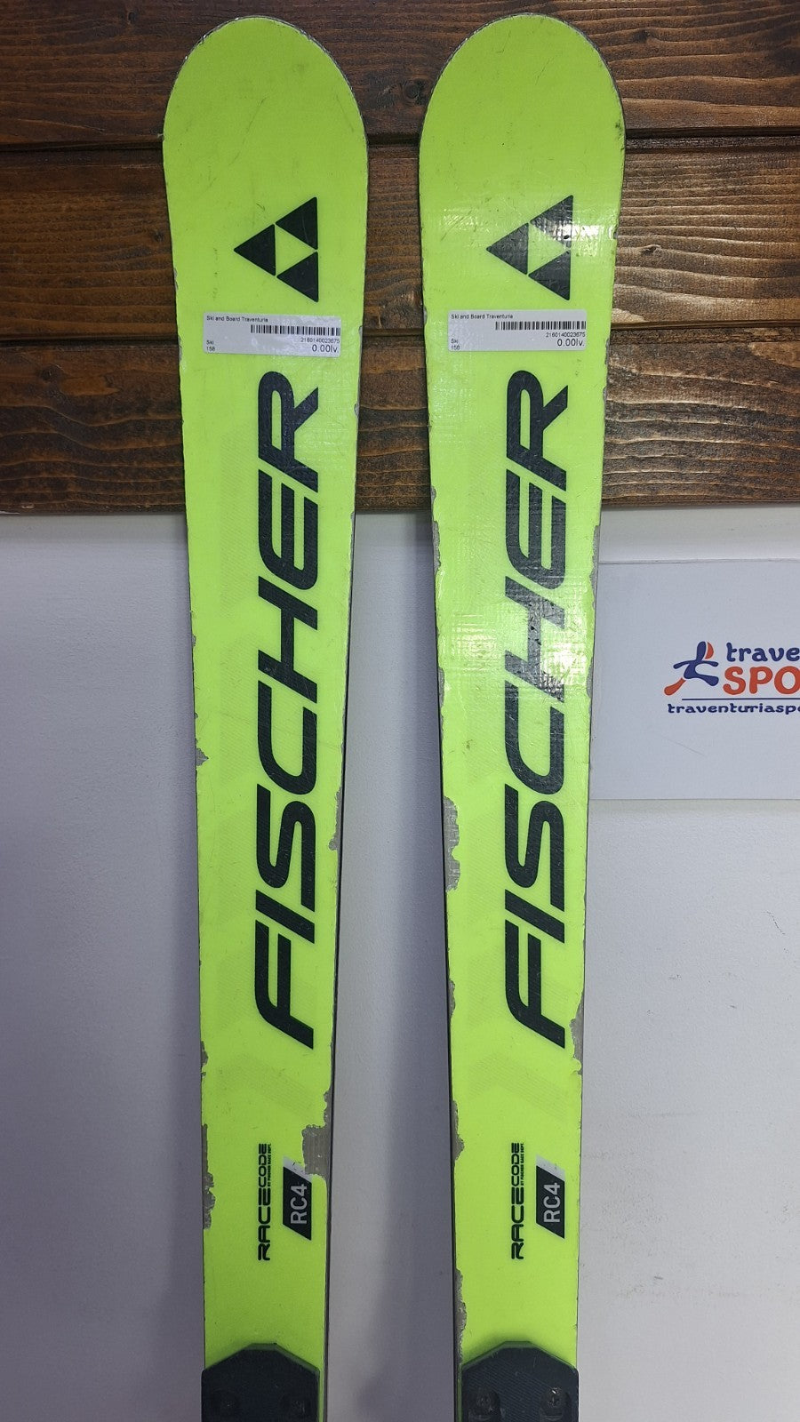 Fischer RC4 WC GS 158 cm Ski + Fischer RC9 Bindung Wintersport Schneespaß