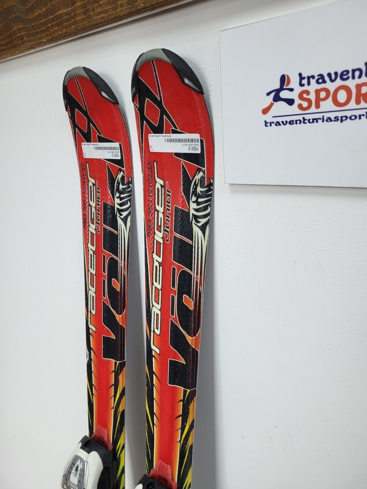 Ski Völkl Racetiger GS R JR 130 cm + fixations Marker 7 Plaisirs des sports d'hiver et de la neige