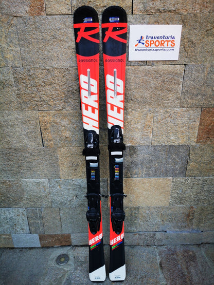 Rossignol HERO J MultiEvent  140cm  Ski + Elan ESP 7.5 Bindings  Winter Sport