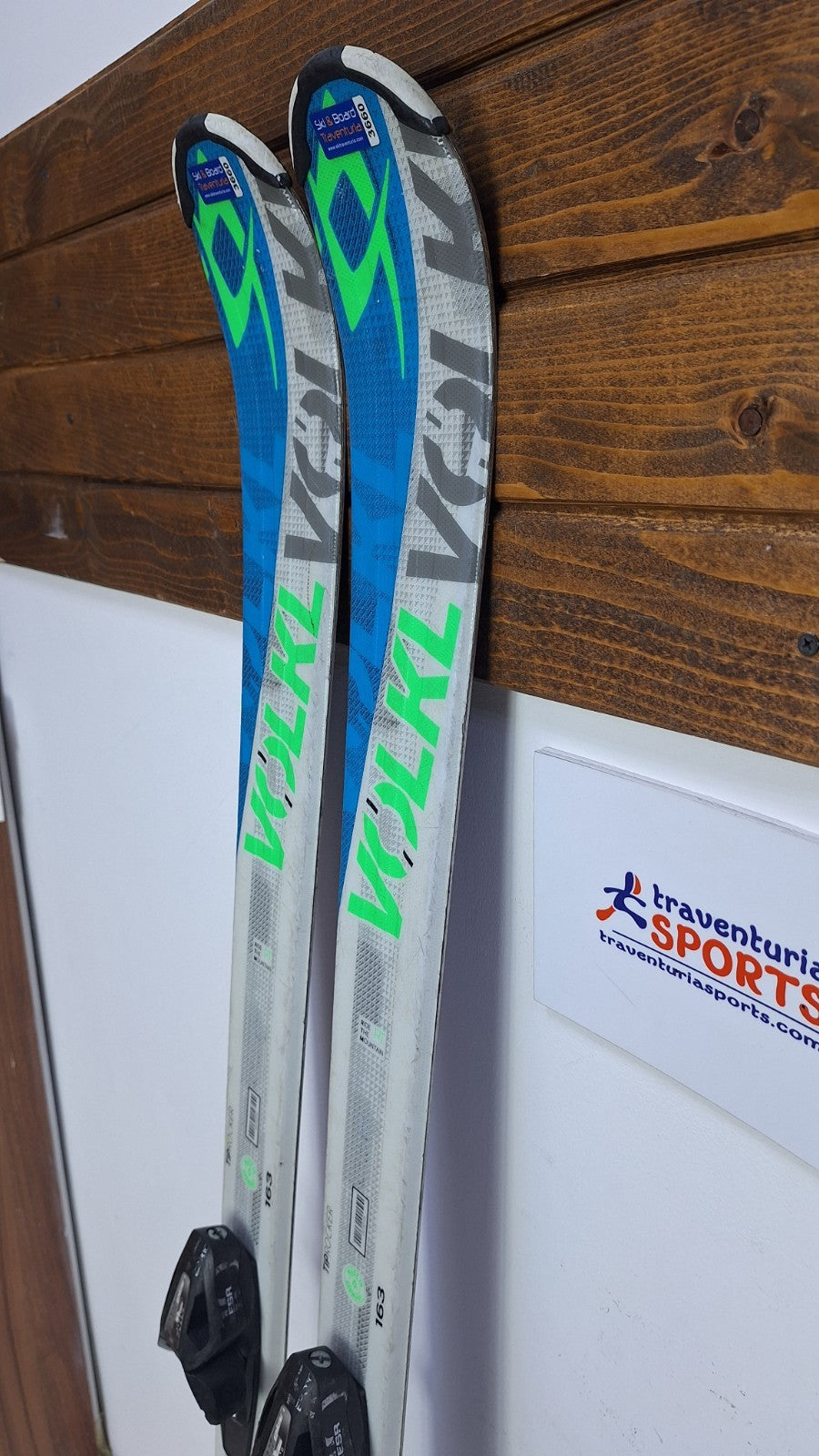 Sci Völkl RTM 163 cm + attacchi Elan ESR 10 Fun Snow Winter Sport Piste