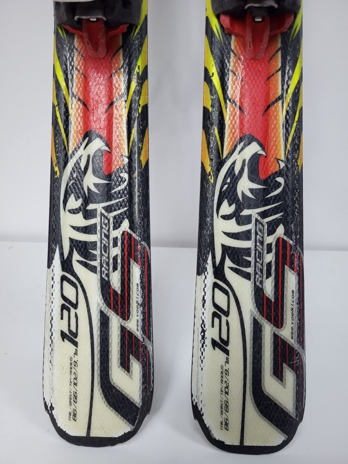 Ski Völkl Racetiger GS JR 120 cm + fixations Marker 4.5 Sports d’hiver Neige Plaisir