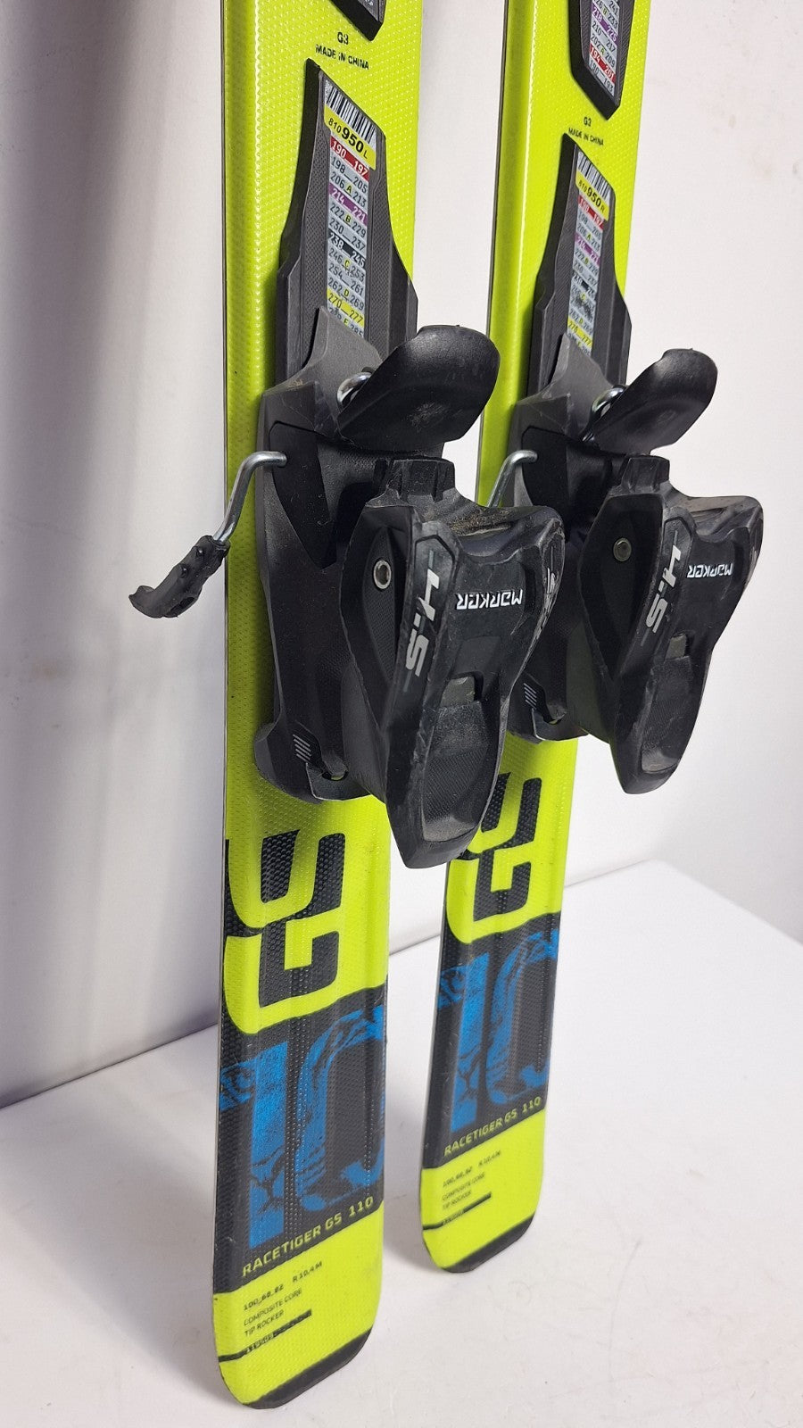 Volkl Racetiger GS 110 cm Ski + Marker 4.5 Bindings Fun Snow Winter Sport