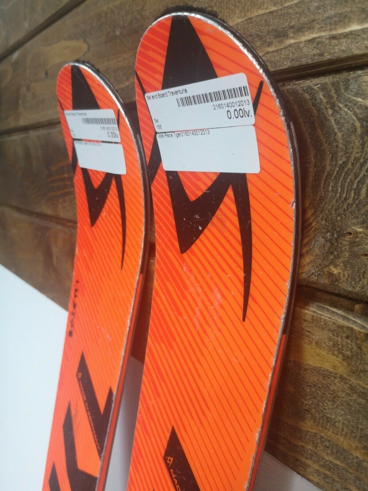 Sci Völkl Racetiger Speedwall 156 cm + attacchi Marker Race 10 Divertimento invernale sulla neve