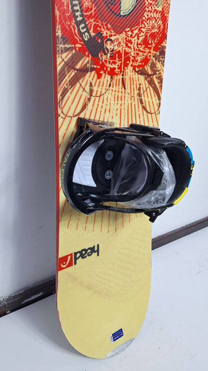 Snowboard HEAD Rocka 4D 159 cm + fixations Talerun L neuves Hiver Sport Plaisir
