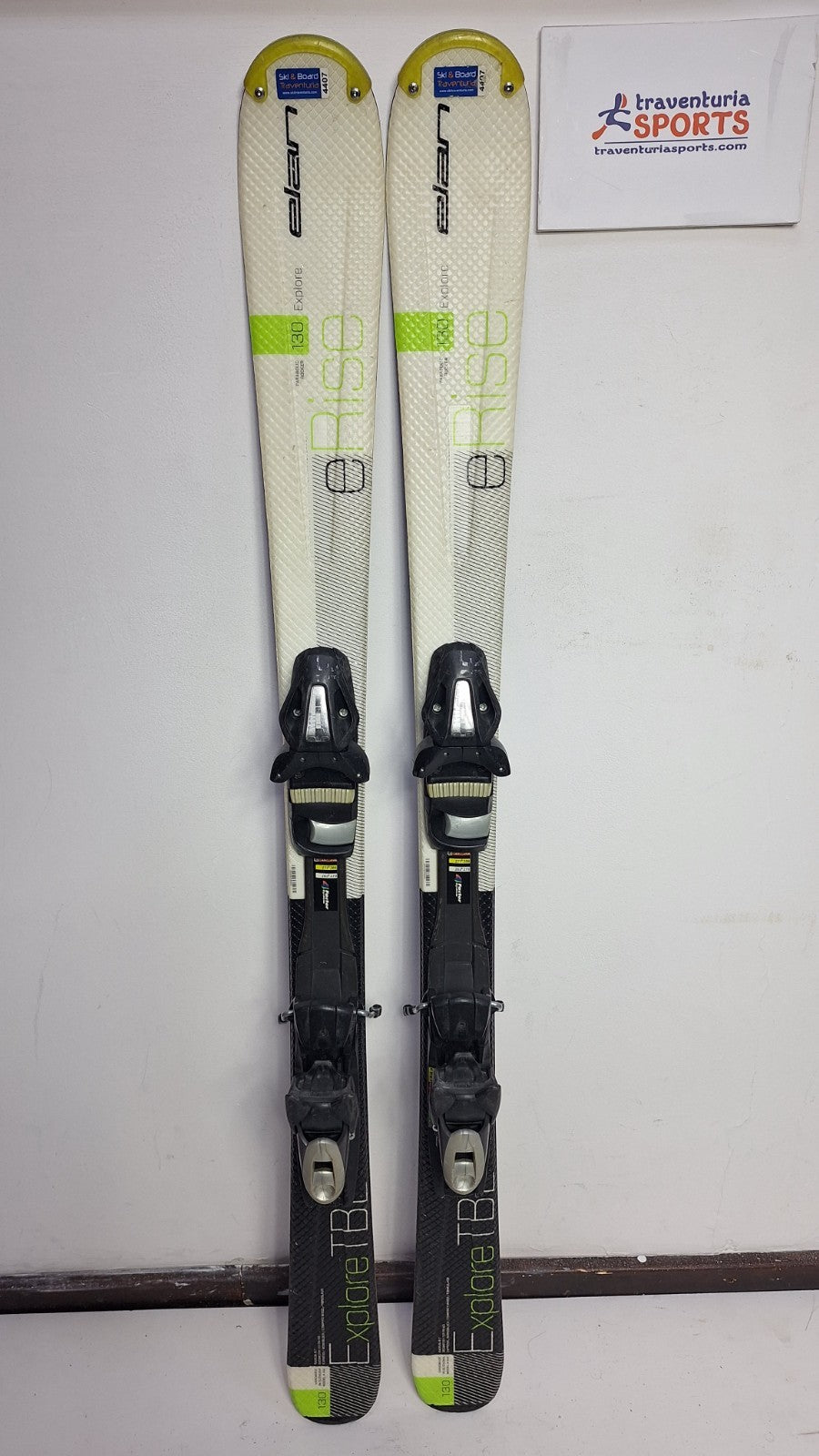 Elan eRise Explore 130 Ski + Elan ESP 10 Bindings Sport Snow Winter Fun