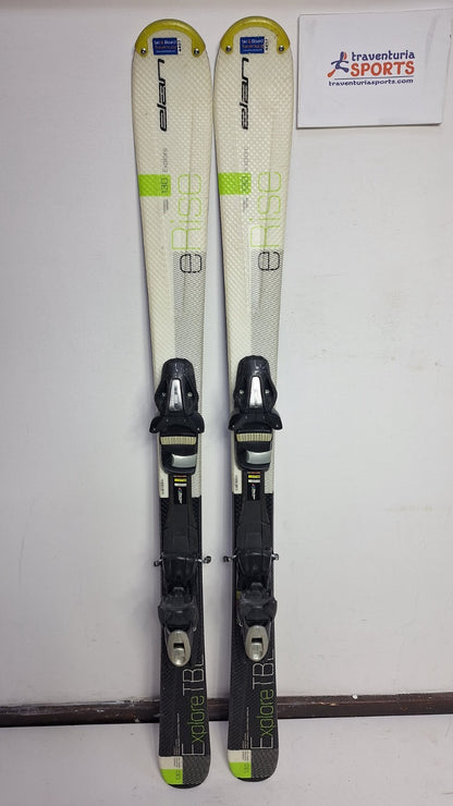 Elan eRise Explore 130 Ski + Elan ESP 10 Bindings Sport Snow Winter Fun