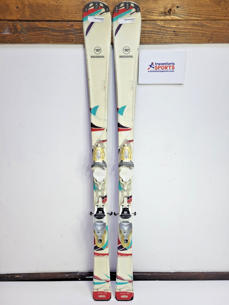 Sci Rossignol Unique 149 cm + attacchi Look 10 Sport invernali Divertimento sulla neve