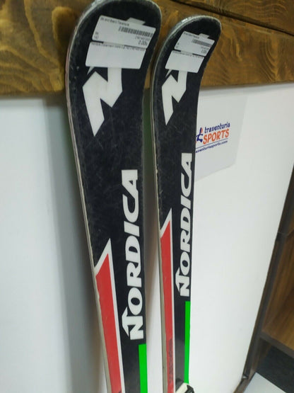 Nordica Dobermann GS J WC 142 cm Sci + Attacchi Marker Race 10 Sport Divertimento Invernale