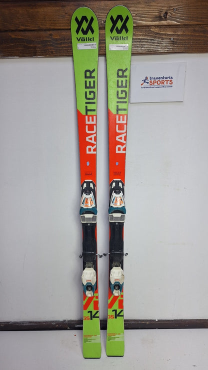Volkl RaceTiger WC GS 148cm Ski + Marker 10 Bindings Fun Snow Winter Sport Piste