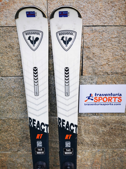 Rossignol REACT RT 163cm  Ski + Elan 10 Bindings Winter Sport Fun