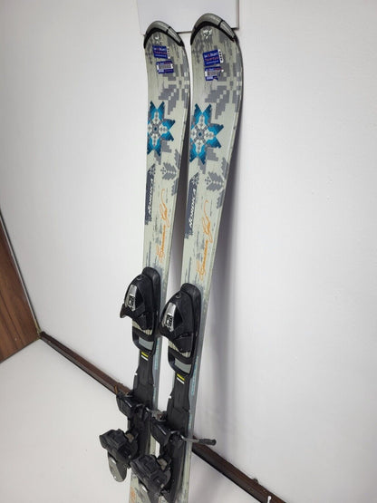 Nordica Cinnamon Gold 120 cm Ski + Elan ESP 7.5 Bindungen Sport Winter