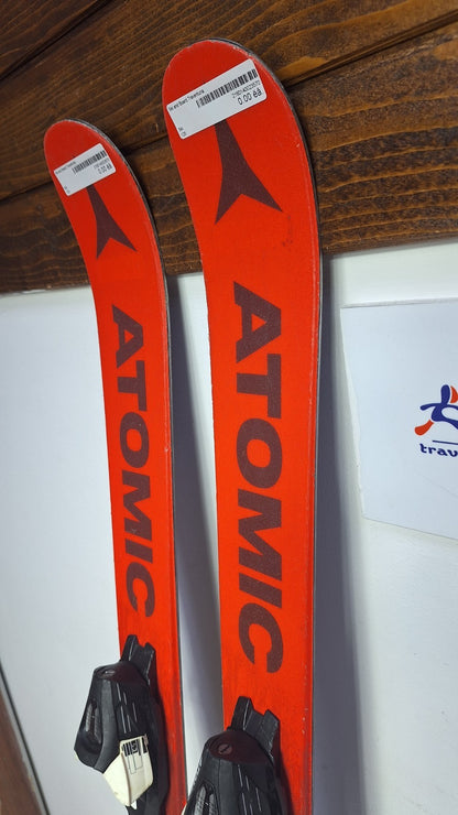 Atomic Punx Twin-Tip Ski 120 cm + Atomic 4.5 Bindungen Wintersport Schnee