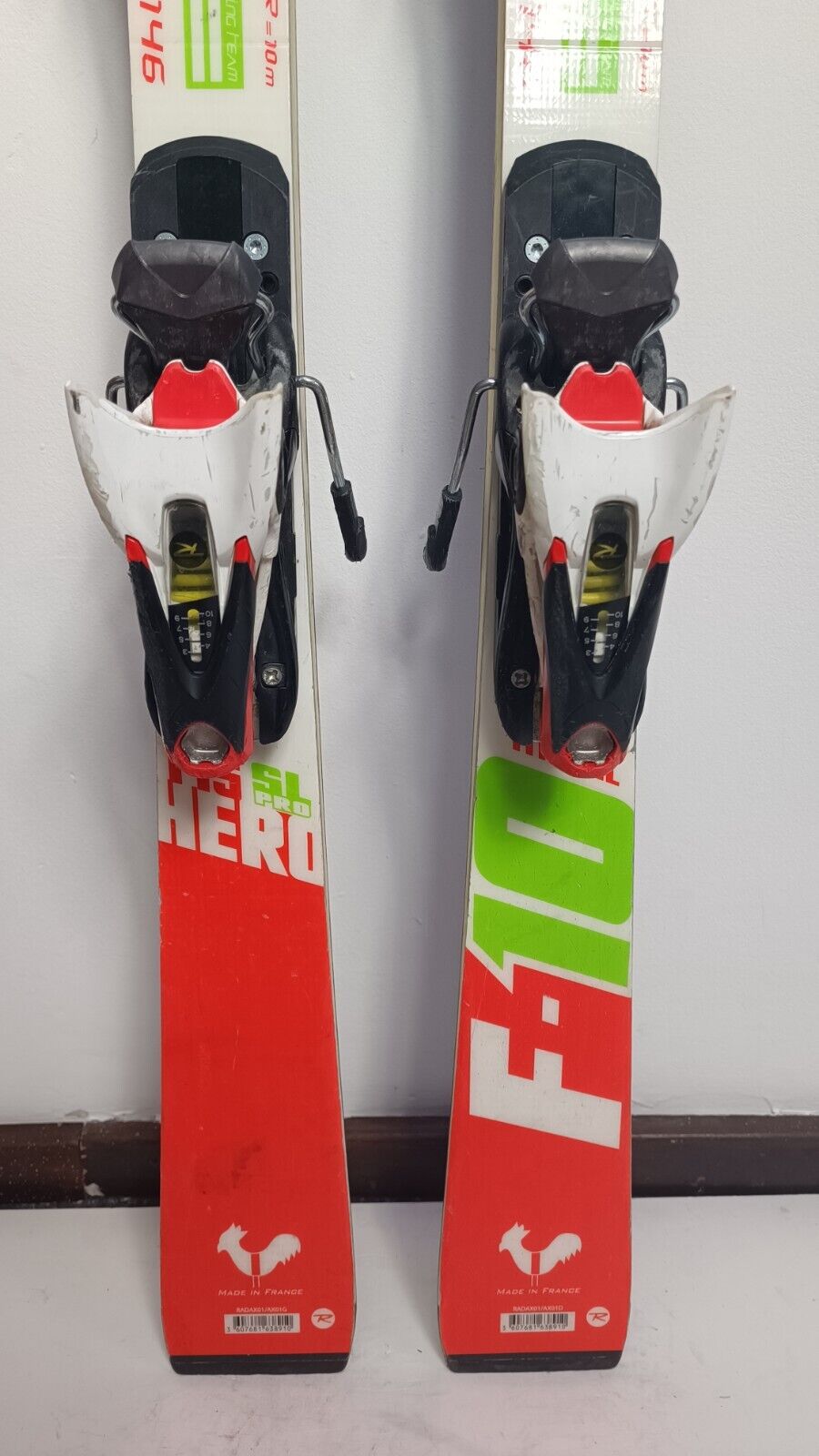 Rossignol Hero FIS SL Pro 146 cm Ski + Look 10 Bindings Winter Fun Snow