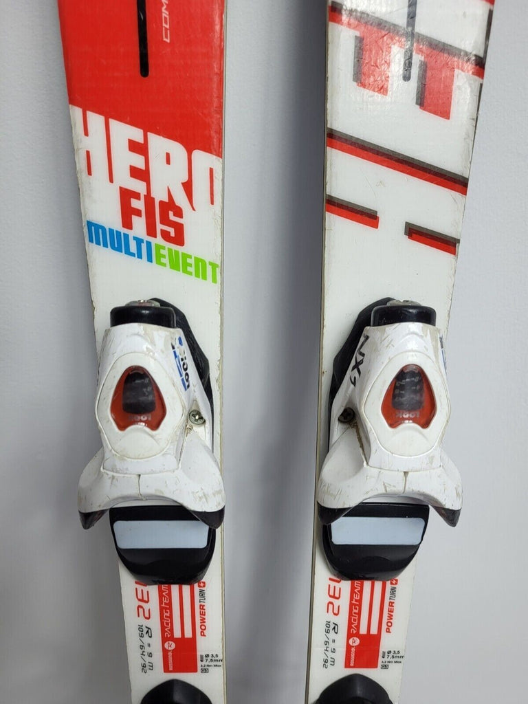 Rossignol Hero FIS 132 cm Ski + Look 7 Bindings Winter Fun