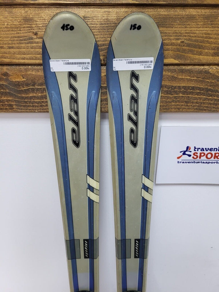Elan Race Integra 150 cm Ski + Elan 7 Bindings Winter Snow