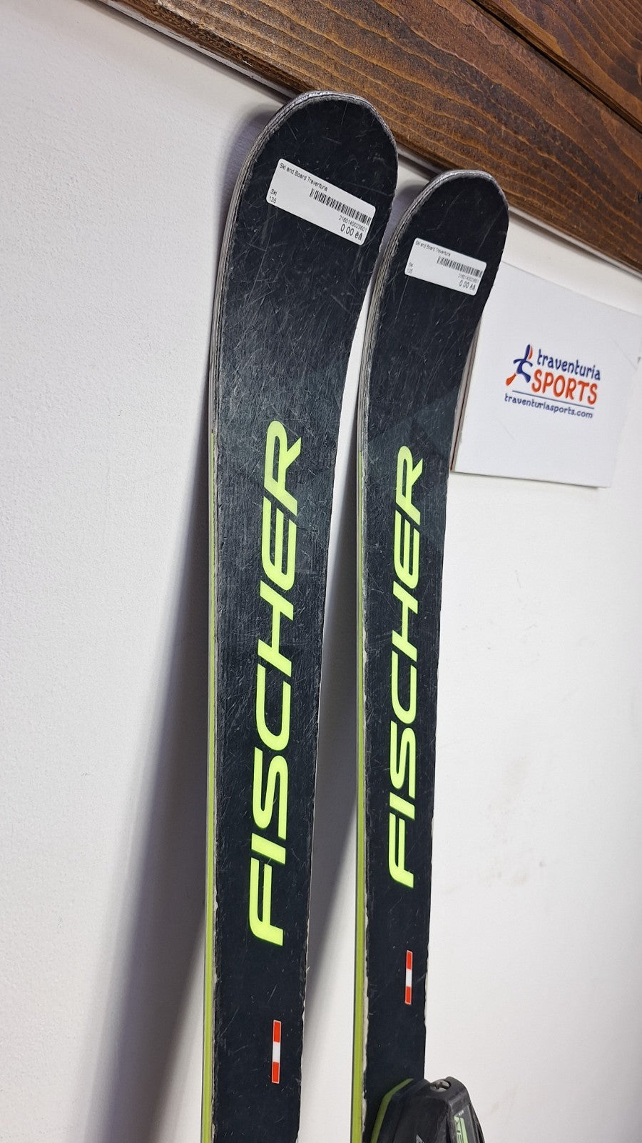 Fischer RC4 WC FIS 135 cm Ski + Fischer 9 Bindung Wintersport Schnee