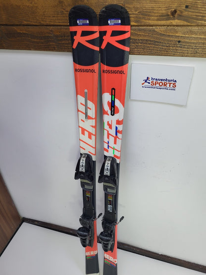 Rossignol Hero J 150 cm Ski + Fischer 12 Bindungen Winter Fun Snow Sports