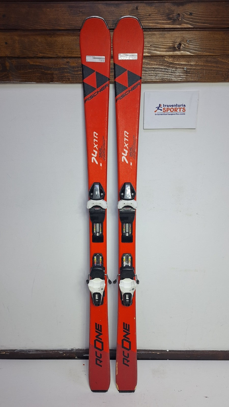 Fischer 74XTR RC One 155 cm Skis + Fischer RS 9 Bindings Winter Fun Snow