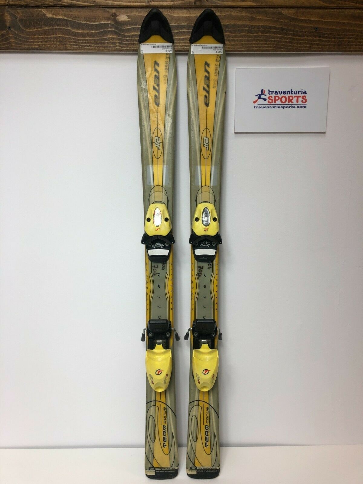 Elan Team Carve JR 108 cm Skis + Tyrolia 4.5 Bindings Winter Snow Fun Outdoor