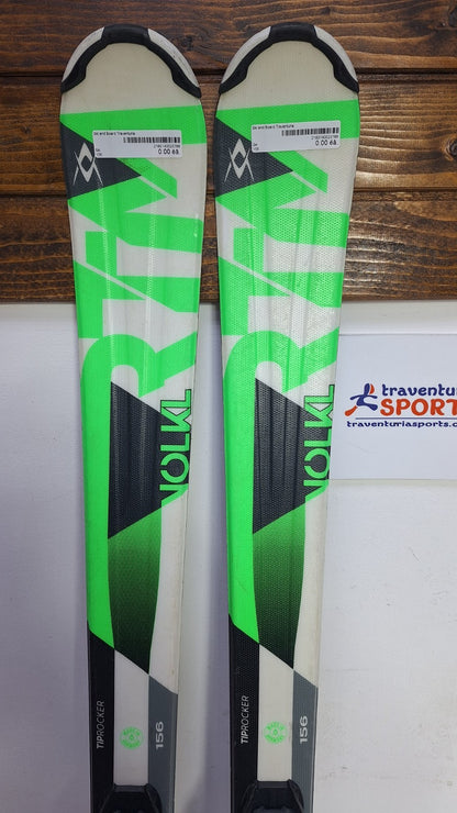 Volkl RTM 156 cm Ski + Marker 10 Bindings Fun Snow Winter Sport Piste