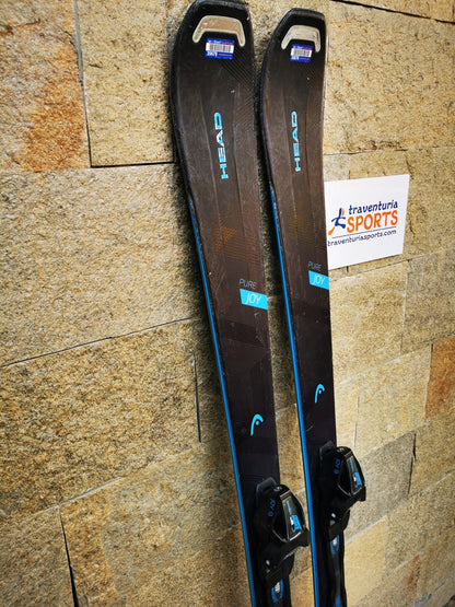 HEAD Pure Joy 153cm  Ski + HEAD 9 Bindings Winter Sport Fun