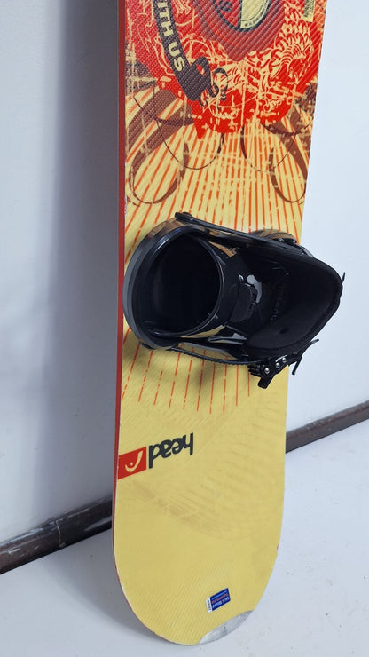 HEAD Rocka 4D 159 cm Snowboard + Brand New Talerun M Bindings Winter Sport Fun