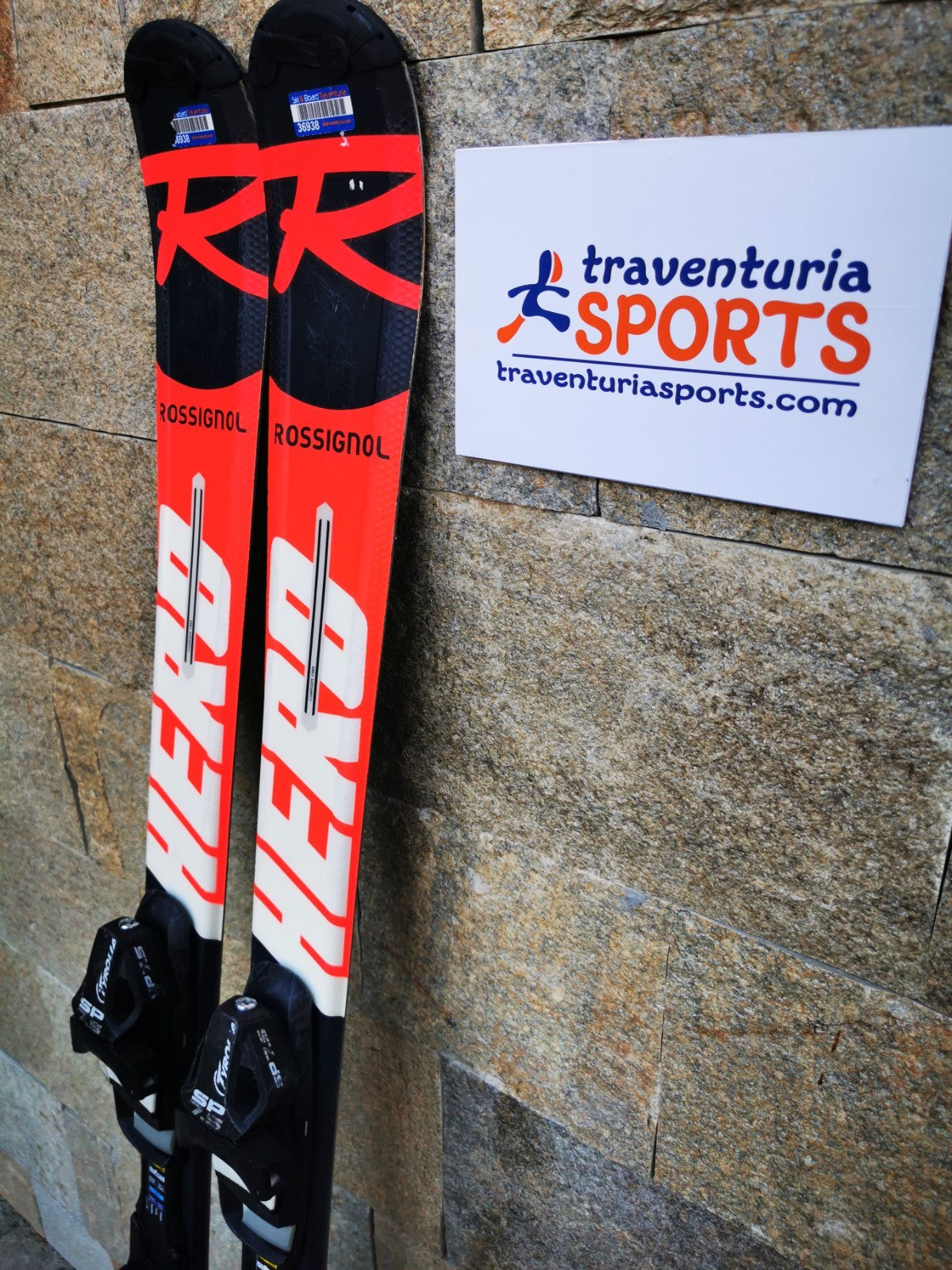 Rossignol HERO J MultiEvent  140cm  Ski + Elan ESP 7.5 Bindings  Winter Sport